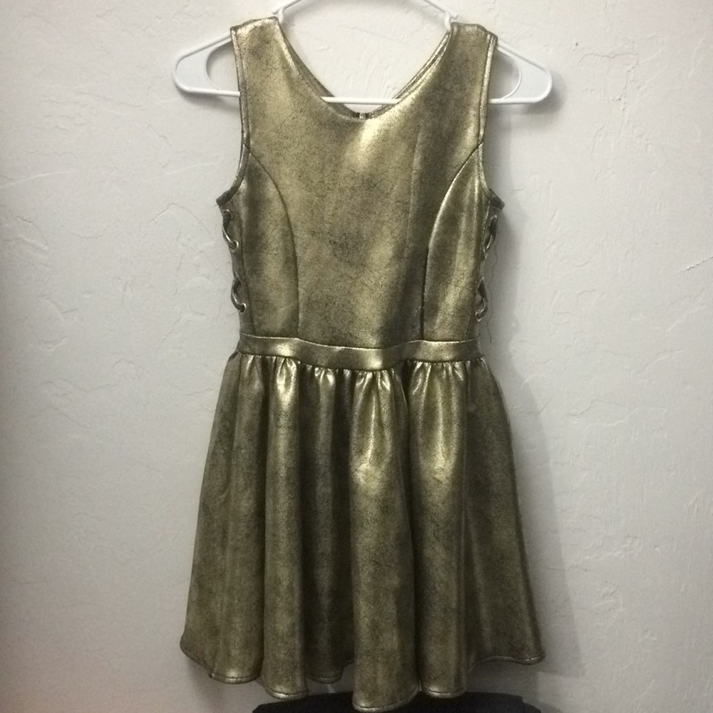 Gold dress